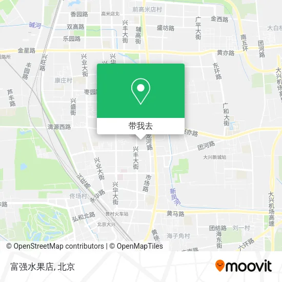 富强水果店地图