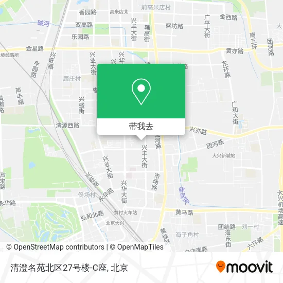 清澄名苑北区27号楼-C座地图