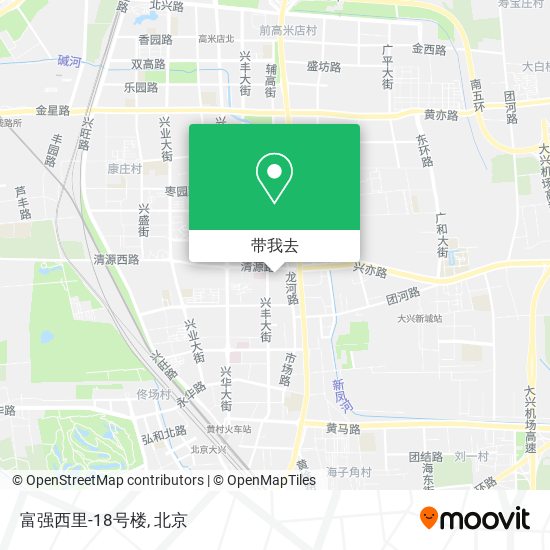 富强西里-18号楼地图