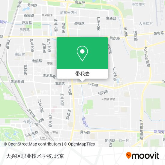 大兴区职业技术学校地图