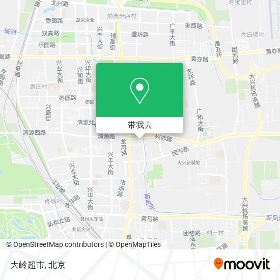 大岭超市地图