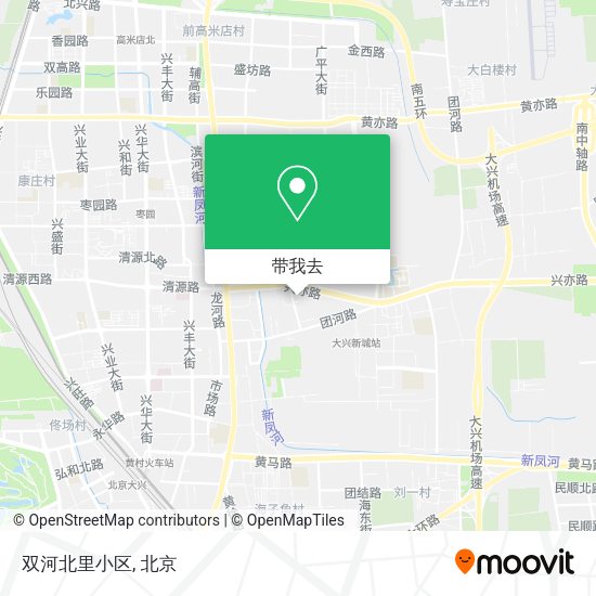 双河北里小区地图