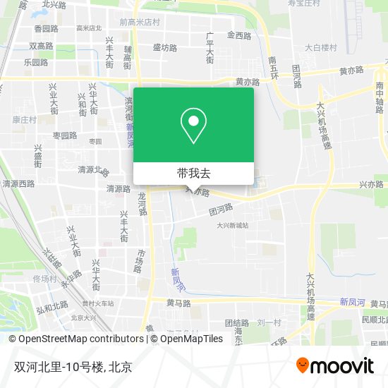 双河北里-10号楼地图