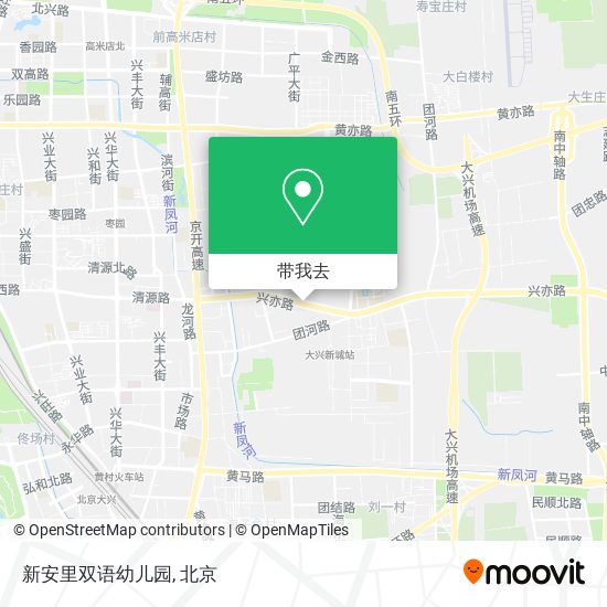 新安里双语幼儿园地图