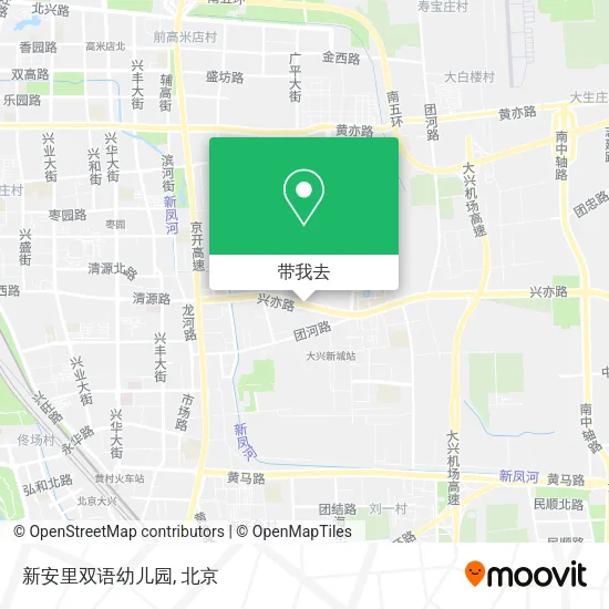 新安里双语幼儿园地图