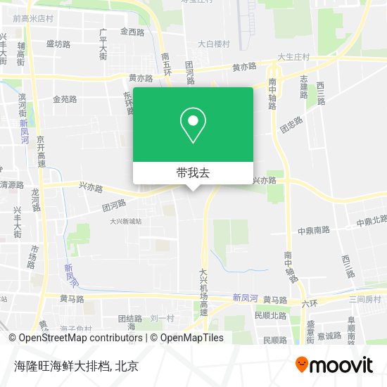 海隆旺海鲜大排档地图