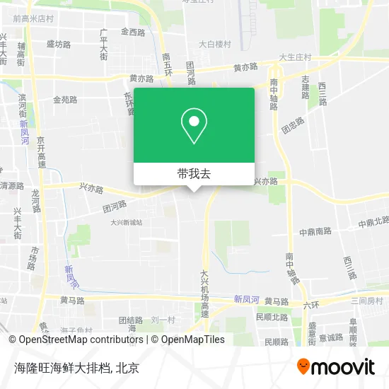 海隆旺海鲜大排档地图