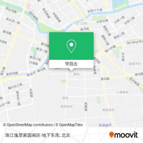 珠江逸景家园南区-地下车库地图