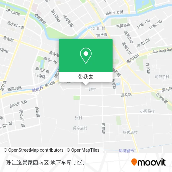珠江逸景家园南区-地下车库地图