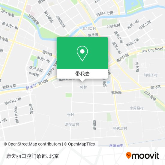 康齿丽口腔门诊部地图