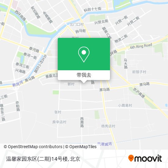 温馨家园东区(二期)14号楼地图