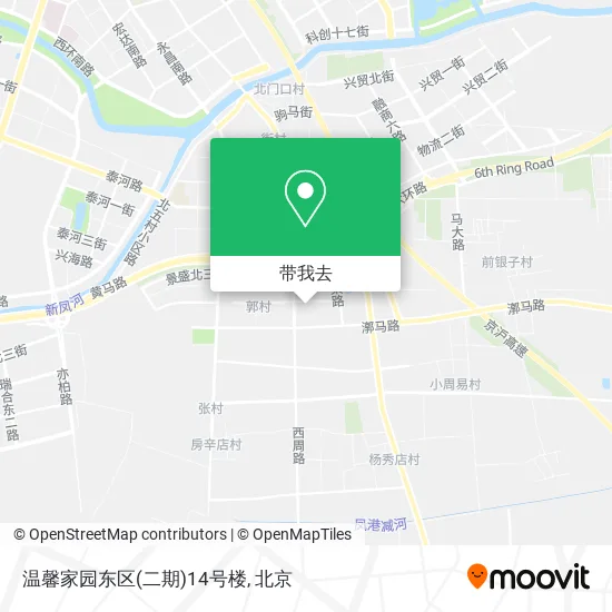 温馨家园东区(二期)14号楼地图