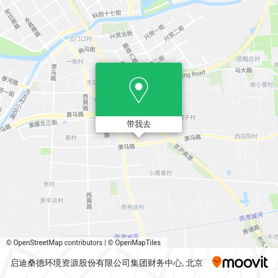 启迪桑德环境资源股份有限公司集团财务中心地图