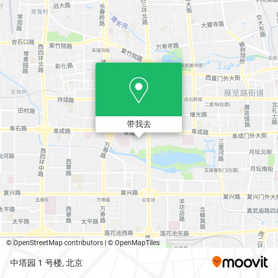 中塔园 1 号楼地图