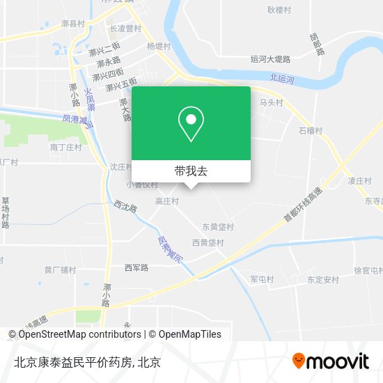 北京康泰益民平价药房地图
