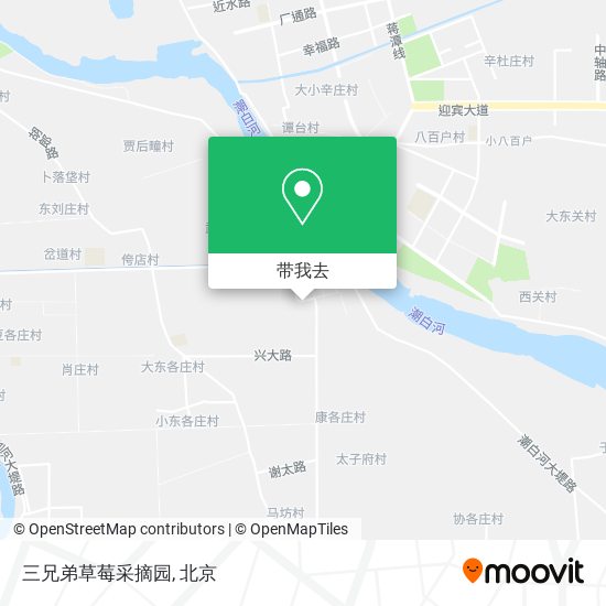 三兄弟草莓采摘园地图