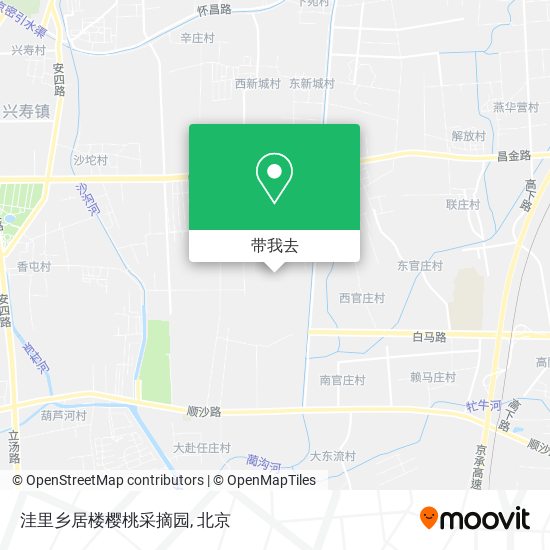 洼里乡居楼樱桃采摘园地图