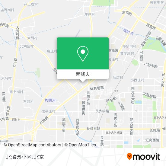 北潞园小区地图