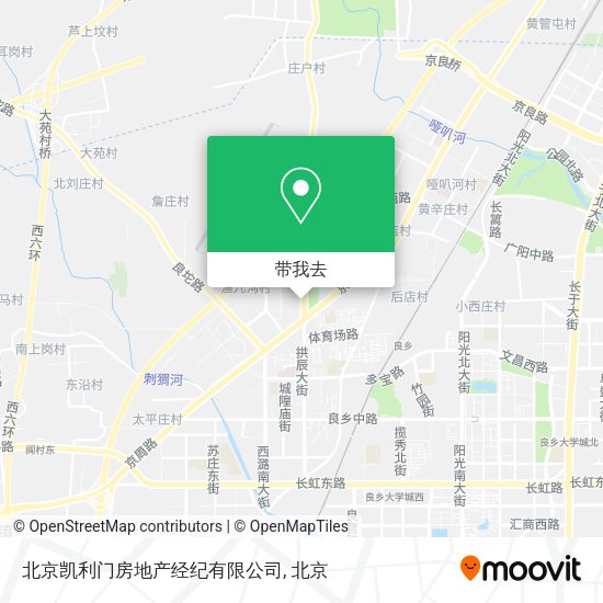 北京凯利门房地产经纪有限公司地图