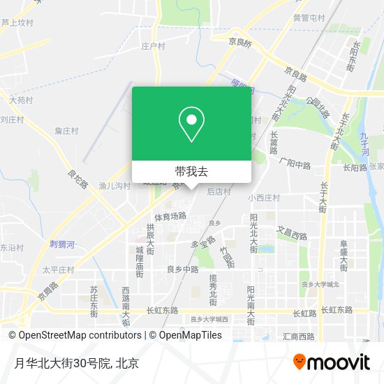 月华北大街30号院地图