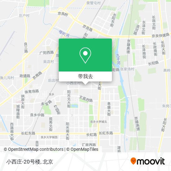 小西庄-20号楼地图