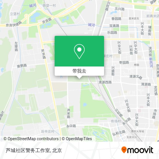 芦城社区警务工作室地图