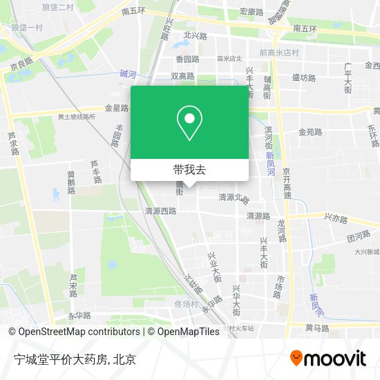 宁城堂平价大药房地图