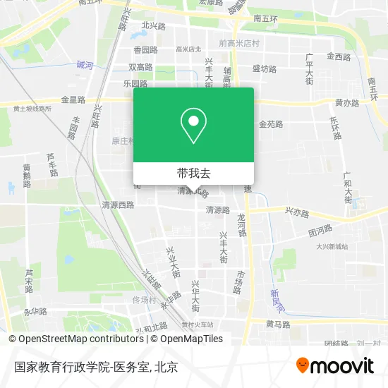 国家教育行政学院-医务室地图