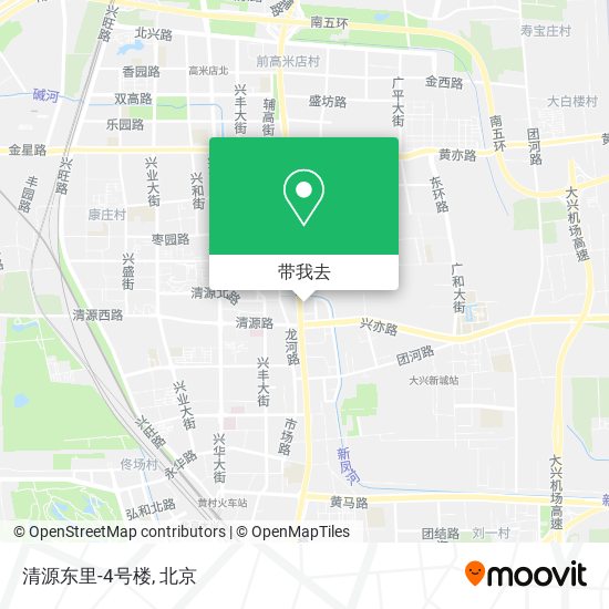 清源东里-4号楼地图