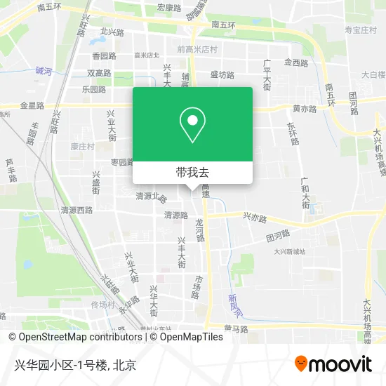 兴华园小区-1号楼地图