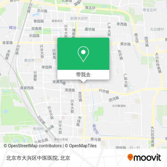北京市大兴区中医医院地图