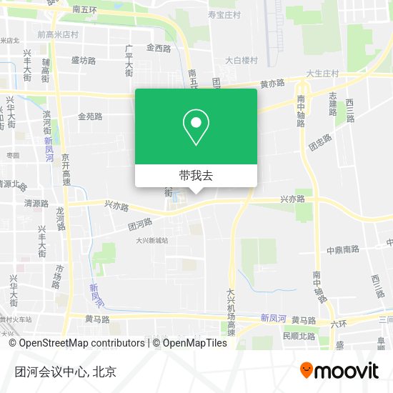 团河会议中心地图