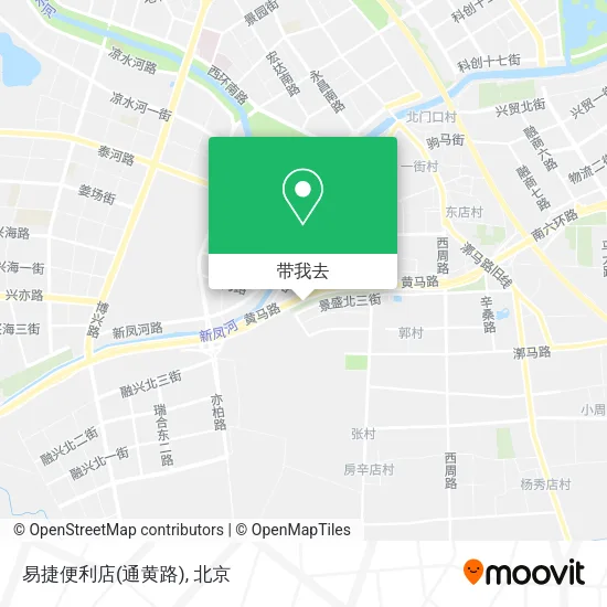 易捷便利店(通黄路)地图