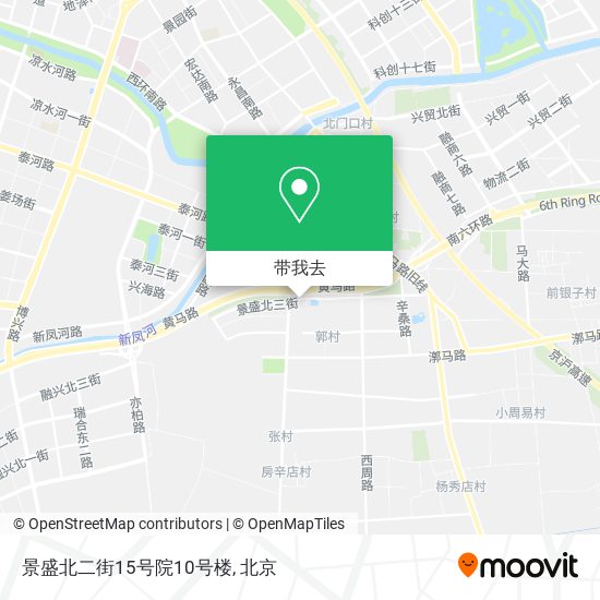 景盛北二街15号院10号楼地图