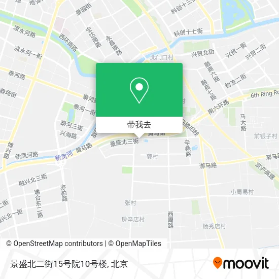 景盛北二街15号院10号楼地图