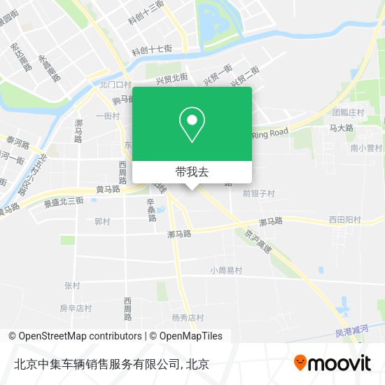 北京中集车辆销售服务有限公司地图