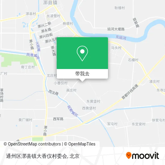 通州区漷县镇大香仪村委会地图