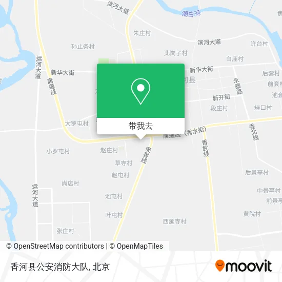 香河县公安消防大队地图