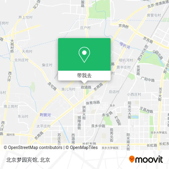 北京梦园宾馆地图