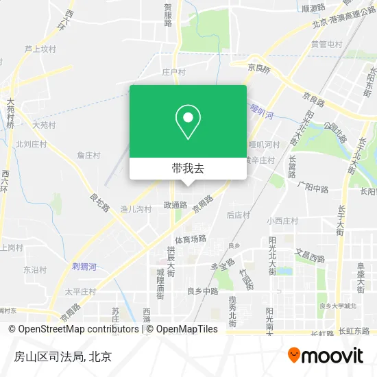 房山区司法局地图