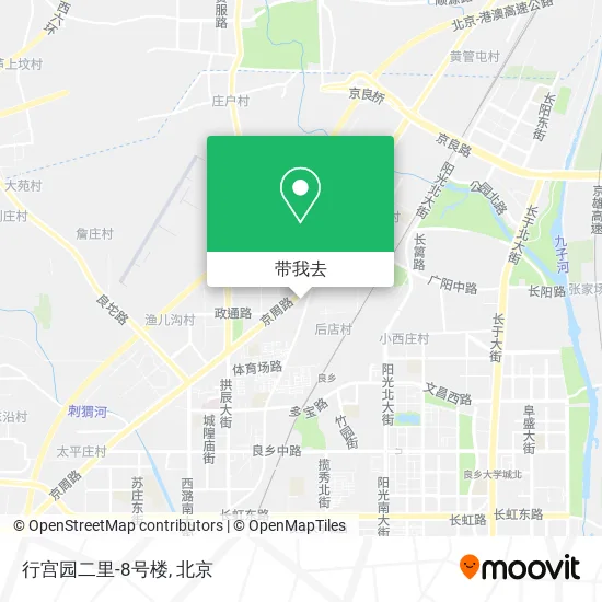行宫园二里-8号楼地图