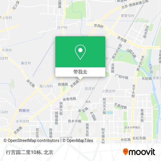 行宫园二里10栋地图