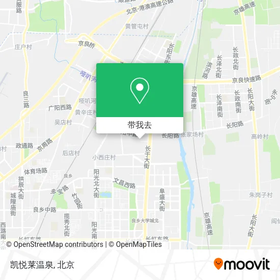 凯悦莱温泉地图
