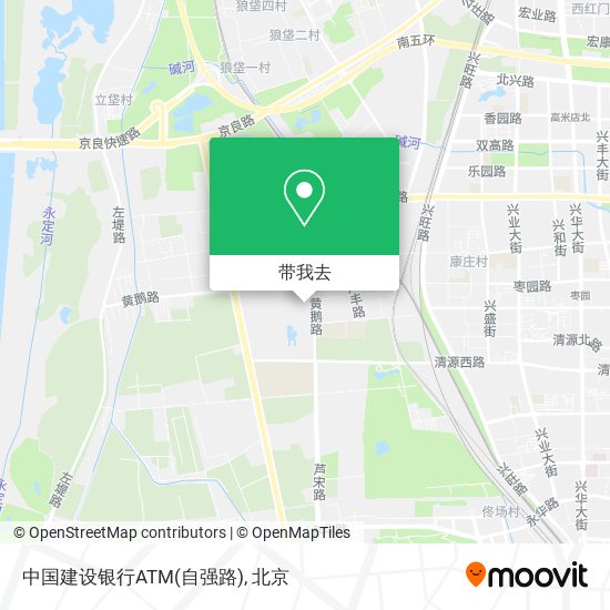 中国建设银行ATM(自强路)地图