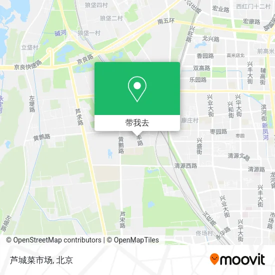 芦城菜市场地图