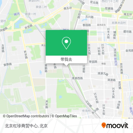 北京红珍商贸中心地图
