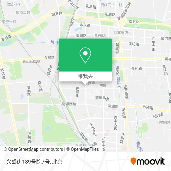 兴盛街189号院7号地图