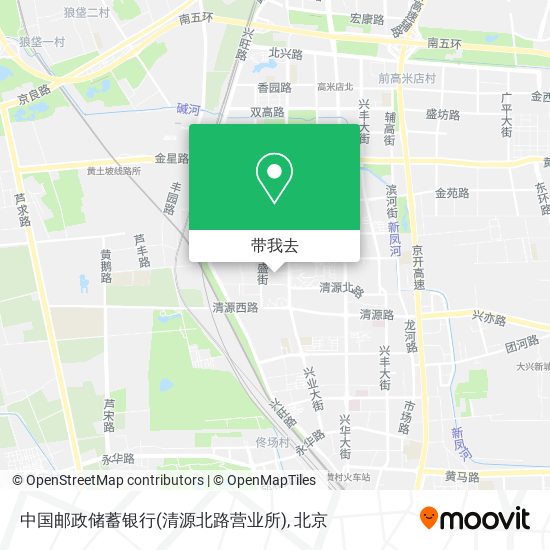 中国邮政储蓄银行(清源北路营业所)地图
