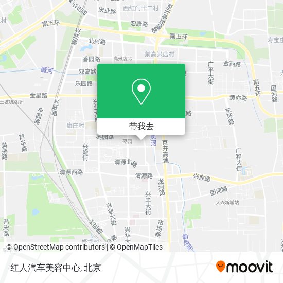 红人汽车美容中心地图