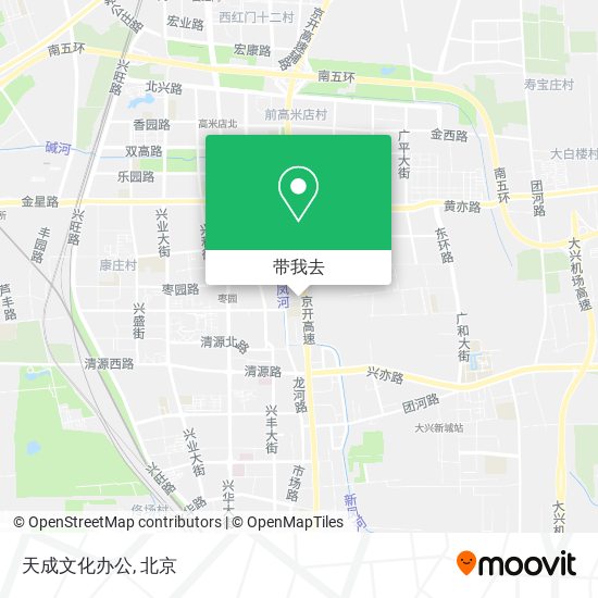 天成文化办公地图